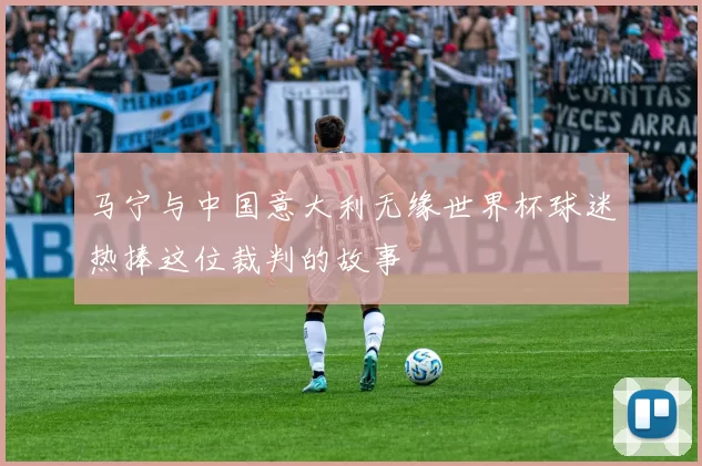 马宁与中国意大利无缘世界杯球迷热捧这位裁判的故事
