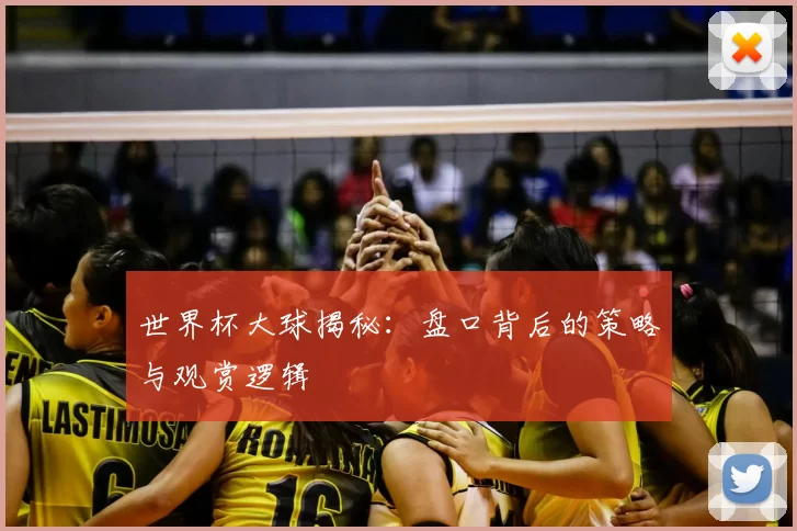 世界杯大球揭秘:盘口背后的策略与观赏逻辑