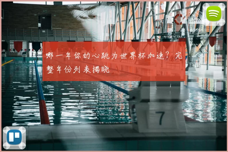 哪一年你的心跳为世界杯加速？完整年份列表揭晓