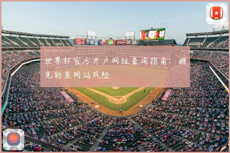 世界杯官方开户网址查询指南：避免钓鱼网站风险