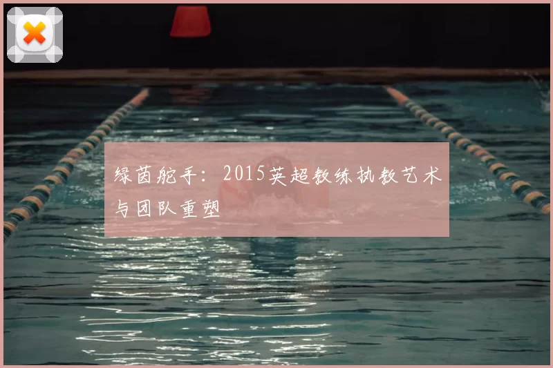 绿茵舵手:2015英超教练执教艺术与团队重塑
