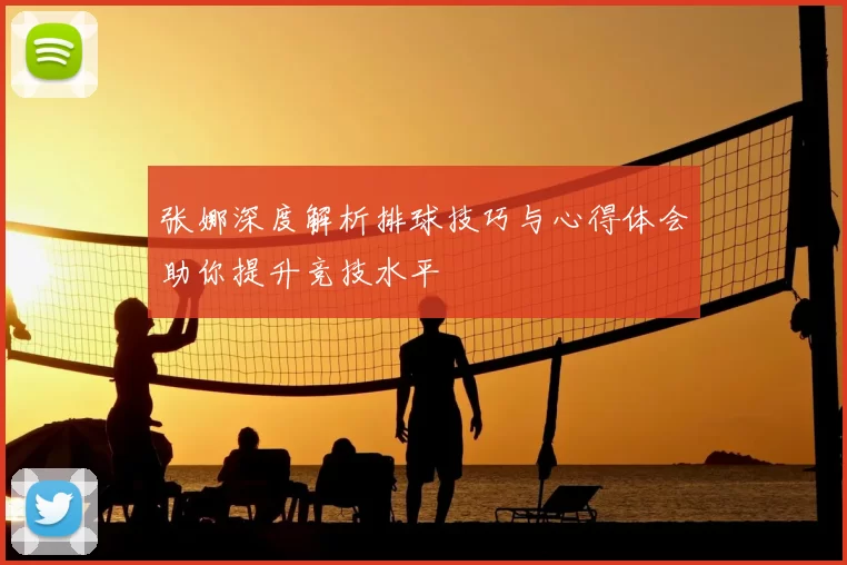 张娜深度解析排球技巧与心得体会助你提升竞技水平